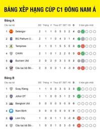 ảnh chụp màn hình bang xep hang bong da cup c1