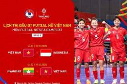 ảnh chụp màn hình bóng đá futsal sea games 33