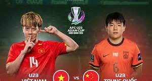 ảnh chụp màn hình bóng đá trực tiếp u23 việt nam gặp trung quốc