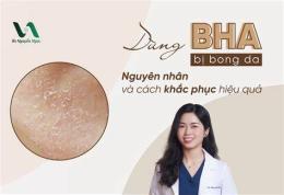 ảnh chụp màn hình dùng bha bị bong da