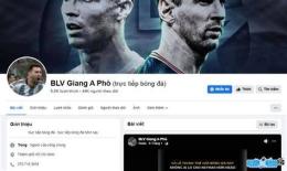 ảnh chụp màn hình giàng a páo bình luận bóng đá