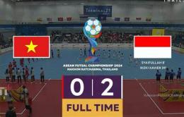ảnh chụp màn hình kết quả bóng đá futsal nam việt nam