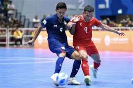 ảnh chụp màn hình kết quả bóng đá futsal việt nam và thái lan
