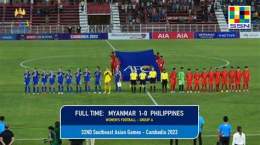 ảnh chụp màn hình kết quả bóng đá myanmar và philippines