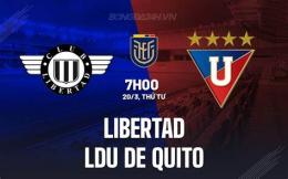 ảnh chụp màn hình ldu quito đấu với câu lạc bộ bóng đá libertad