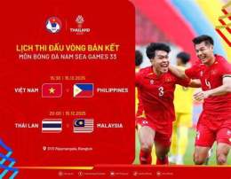 ảnh chụp màn hình lịch bán kết bóng đá sea games 33