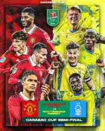 ảnh chụp màn hình lịch bóng đá carabao cup