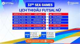 ảnh chụp màn hình lich thi dau seagame 29 bong da
