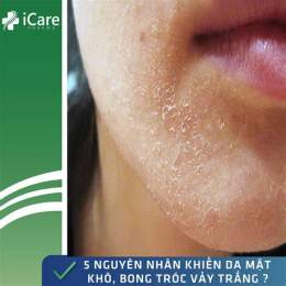 ảnh chụp màn hình mặt bị bong tróc da