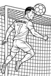 ảnh chụp màn hình ronaldo world cup tranh tô màu cầu thủ bóng đá