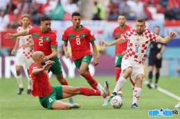 ảnh chụp màn hình trận bóng đá maroc