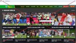 ảnh chụp màn hình web coi bóng đá trực tiếp