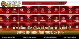 ảnh chụp màn hình xem bong dá socolive
