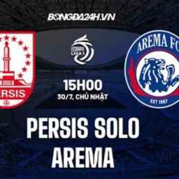 arema đấu với câu lạc bộ bóng đá persis solo
