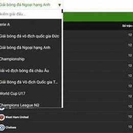 bảng đá bóng