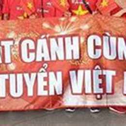 băng rôn cổ vũ bóng đá