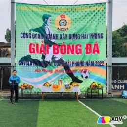 băng rôn giải bóng đá