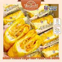 bánh da trứng cuộn kem tươi chà bông