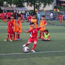 bóng đá cho trẻ em sau giờ học