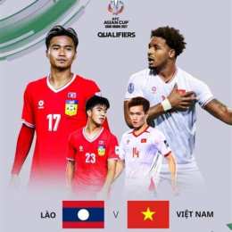 bóng đá lào với việt nam