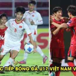 bóng đá u17 chiếu kênh nào