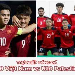 bóng đá u20 việt nam-palestine