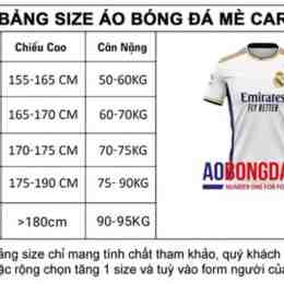 các size bóng đá