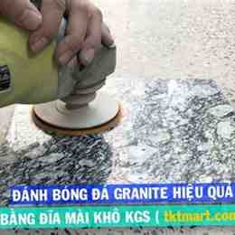 đánh bóng mặt đá nhân tạo