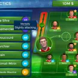 game xây dựng đội hình bóng đá