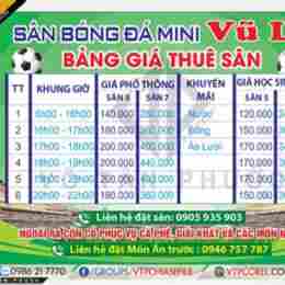 giá thuê sân bóng đá