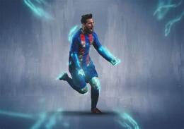 giao diện app ảnh bóng đá messi