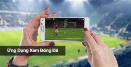 giao diện app ảnh xem bóng đá