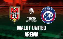 giao diện app arema – câu lạc bộ bóng đá malut united
