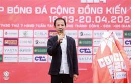 giao diện app bài phát biểu khai mạc giải bóng đá