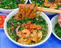 giao diện app bánh đa cua bà bông