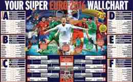 giao diện app bóng đá euro 2016