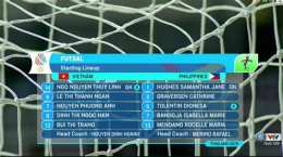 giao diện app bóng đá hôm nay futsal