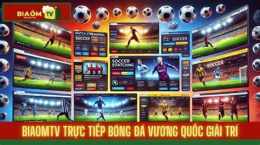 giao diện app bóng đá live biaomtv