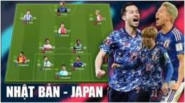 giao diện app bóng đá quốc gia nhật bản