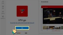 giao diện app bóng đá trên vtv3