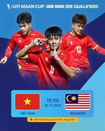 giao diện app bóng đá u17 việt nam gặp malaysia