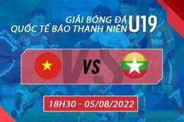 giao diện app bong da u19 viet nam