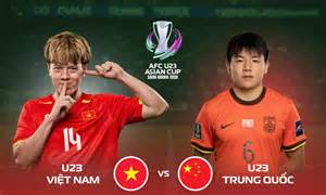 giao diện app bóng đá việt nam u23 trung quốc