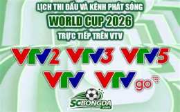 giao diện app bóng đá world cup phát ở kênh nào