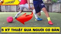 giao diện app các kỹ thuật qua người trong bóng đá