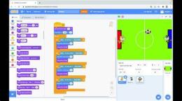 giao diện app cách làm game đá bóng trong scratch