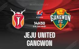 giao diện app câu lạc bộ bóng đá jeju united gặp gangwon fc