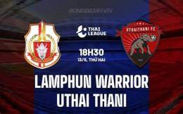giao diện app câu lạc bộ bóng đá lamphun warrior – bangkok utd