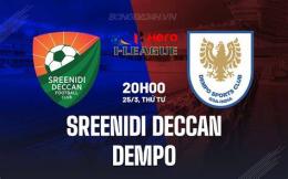 giao diện app câu lạc bộ bóng đá sreenidi deccan
