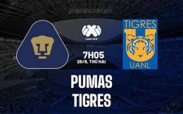giao diện app câu lạc bộ bóng đá tigres uanl gặp pumas unam